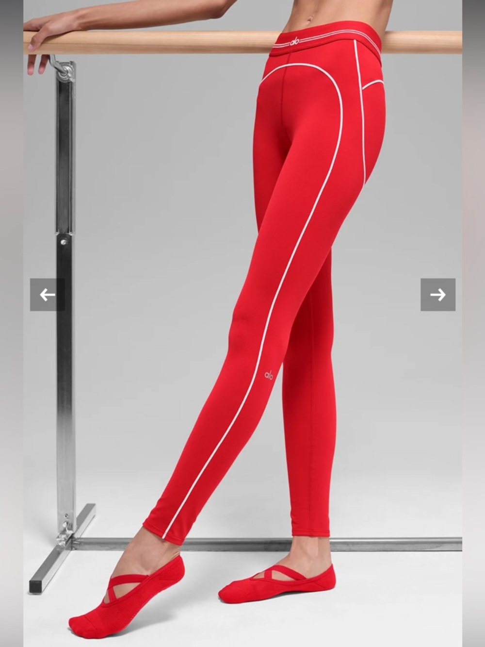 NWOT New Alo High Waist Heart Throb Legging
